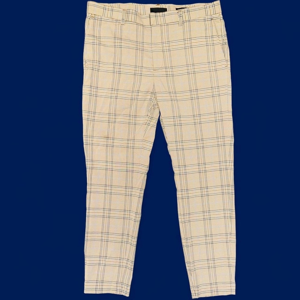 H&M Brown Chinos Tailored Fit Versatile Style